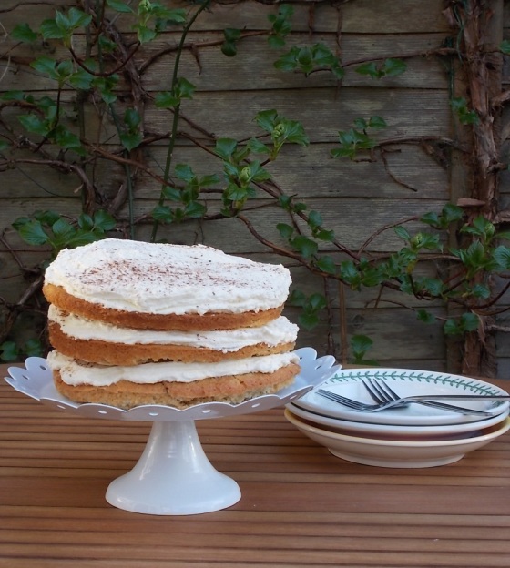 Tipsy Tiramisu Layer Cake